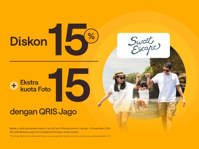 Promo Jago x Sweet Escape
