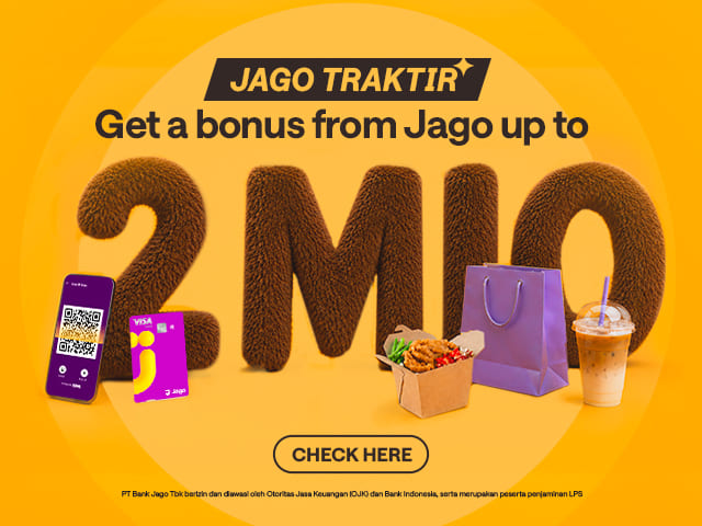 Promo for Jago customers