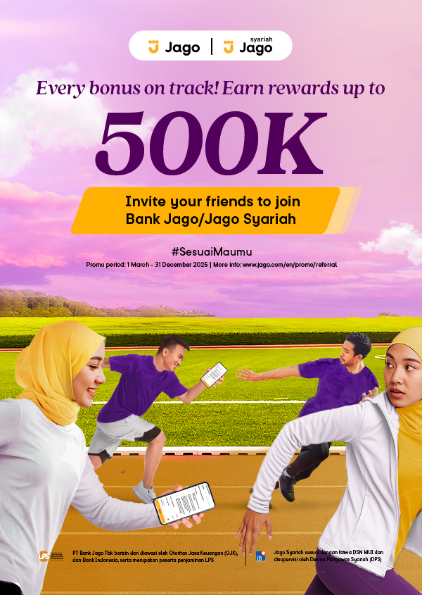 You want more favors? Invite more friends! Bonus up to 500K #SesuaiMaumu