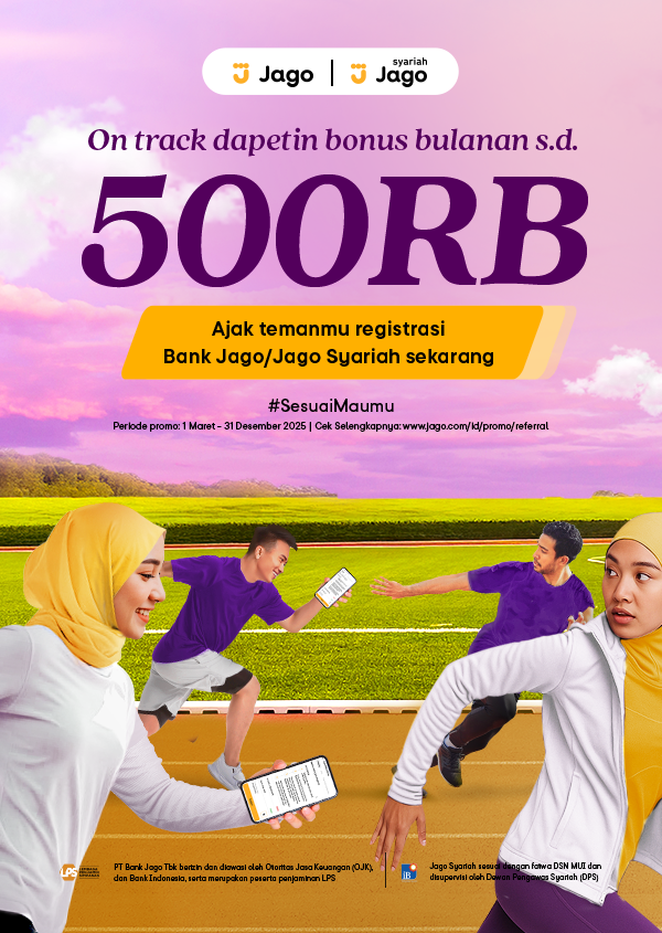 Mau banyak cuan? Undang banyak teman! Bonus s/d 500rb #SesuaiMaumu