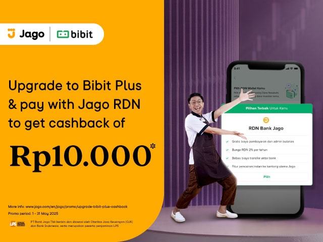 Jago x Bibit Upgrade Bibit+