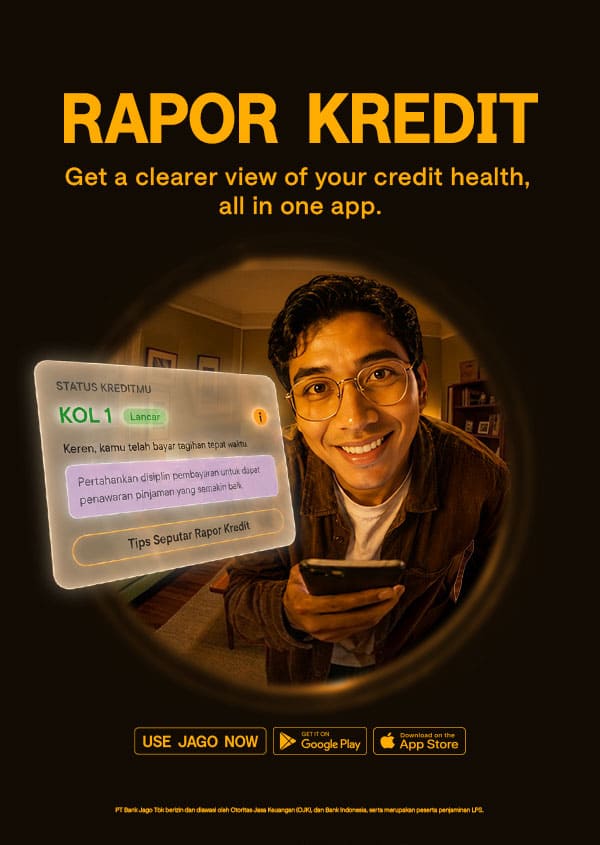 Rapor Kredit - Cek status kesehatan kredit, lebih jelas dalam satu aplikasi