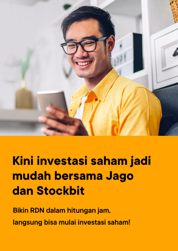 Jago dan Stockbit berkolaborasi memudahkan investasi