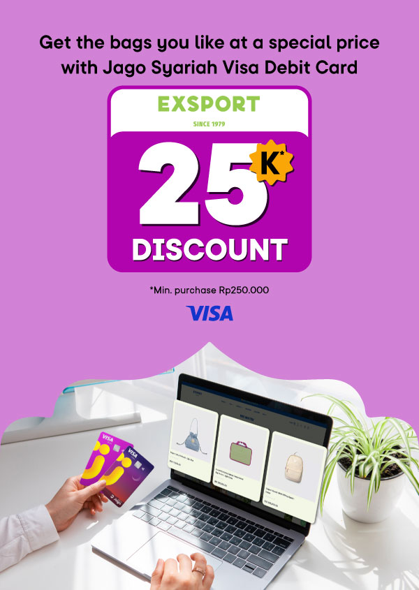 Get a discount of Rp25,000 for every purchase at Exsport website