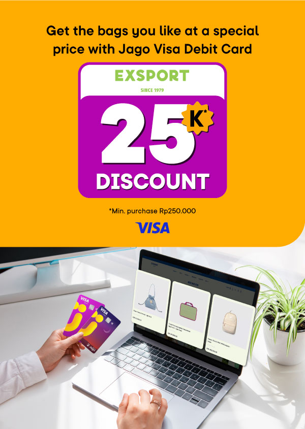 Get a discount of Rp25,000 for every purchase at Exsport website
