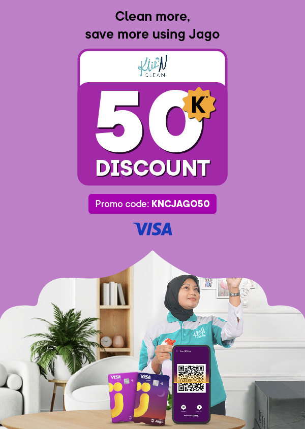 Rp50,000 discount to clean more with Jago