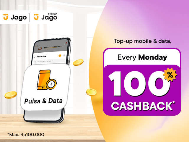 Top up mobile phone & data every Monday!