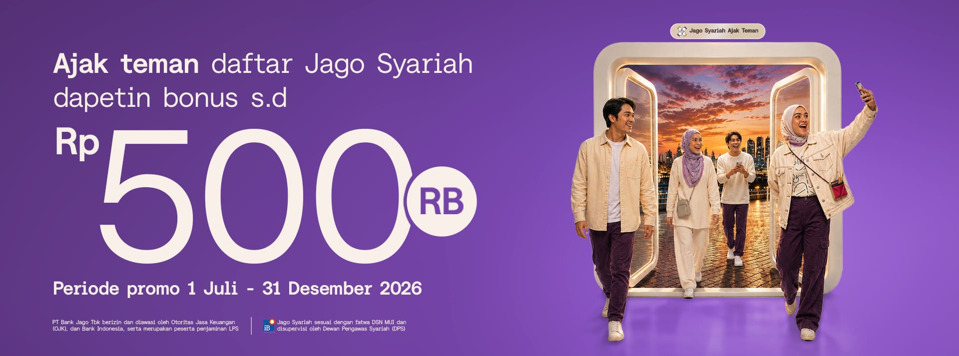 Mau banyak cuan? Undang banyak teman! Bonus s/d 500rb #SesuaiMaumu