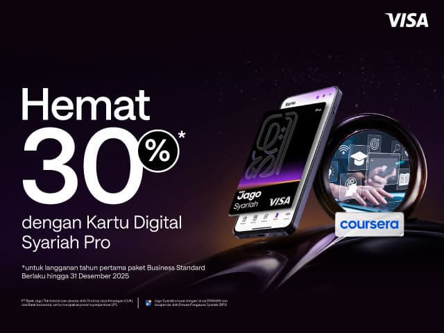 Promo Kartu Digital Pro - Coursera