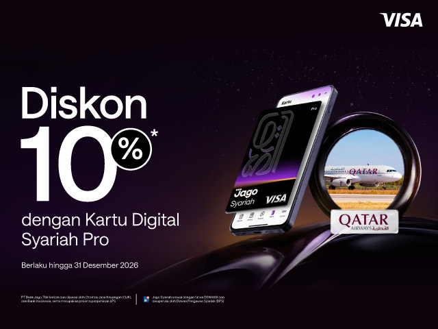 Promo Kartu Digital Pro - Qatar Airways