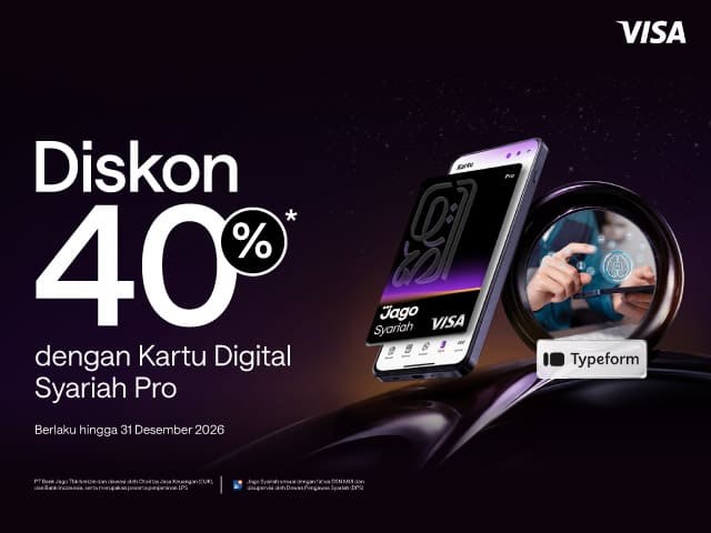 Promo Kartu Digital Pro - Typeform