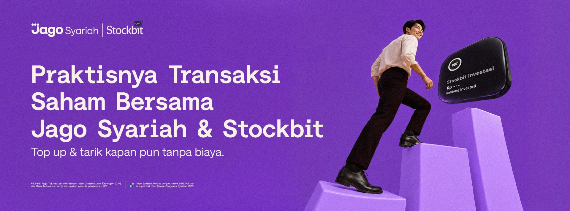 Jago dan Stockbit berkolaborasi memudahkan investasi