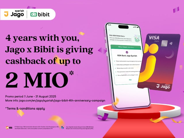 Jago x Bibit 4th Anniversary Campaign