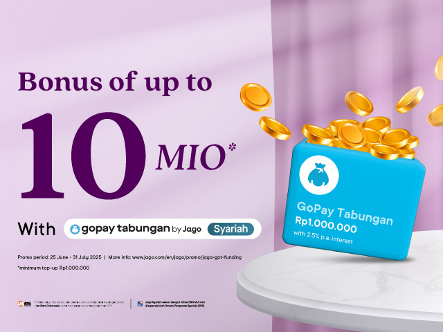 Jago x GoPay Tabungan by Jago Promotion