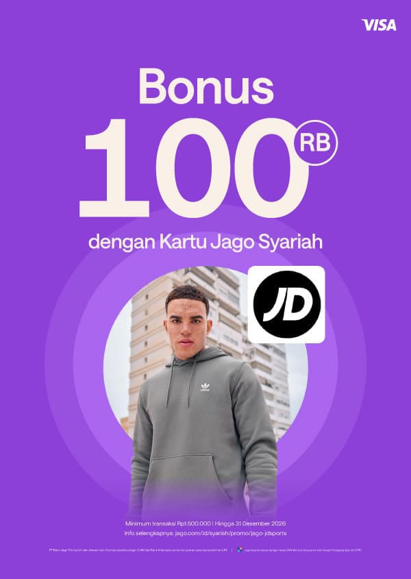 Belanja di JD Sports, dapatkan cashback 100RB!