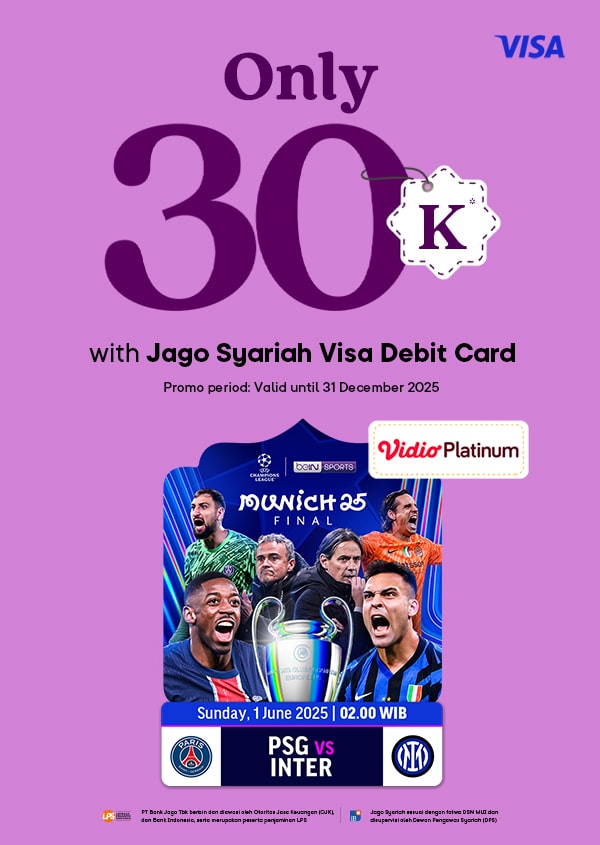 Only Rp30,000 for Vidio Platinum