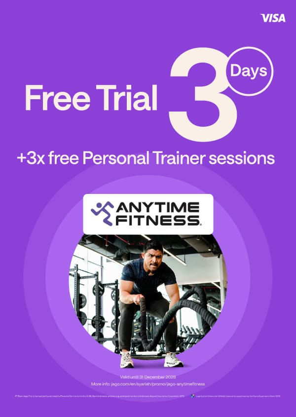 Enjoy a 3-day FREE TRIAL + 3 FREE personal trainer (PT) sessions at Anytime Fitness!