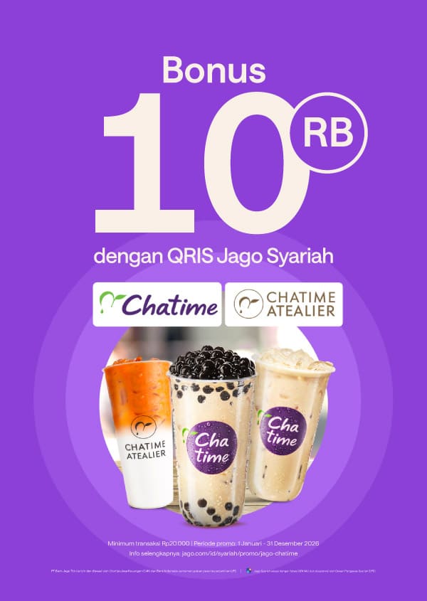 Jajan bubble tea dapat bonus Rp10.000