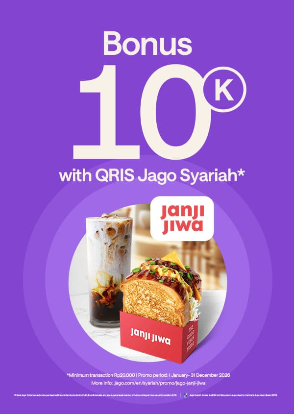 Enjoy your favorite coffee/drink/toast, get a Rp10,000 bonus