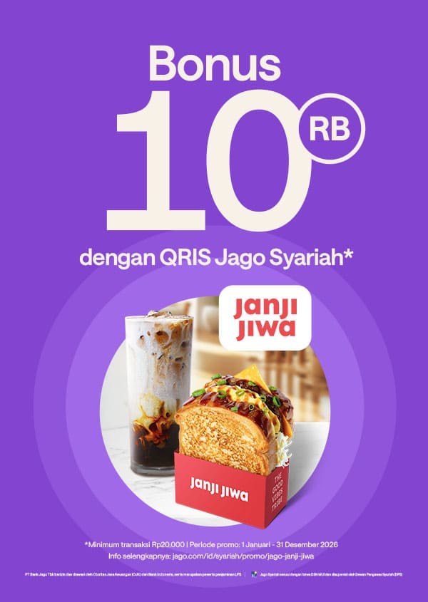 Jajan kopi/minuman/toast favoritmu, bonus Rp10.000