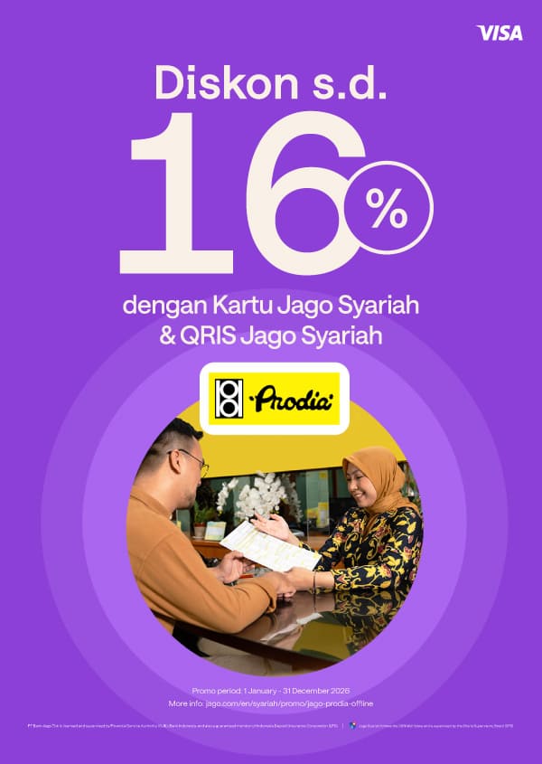 Special promo for health check with Jago up to 15% discount