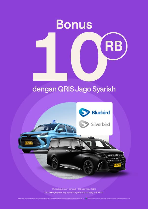 Naik taksi dapat cashback Rp10.000 pakai QRIS Jago