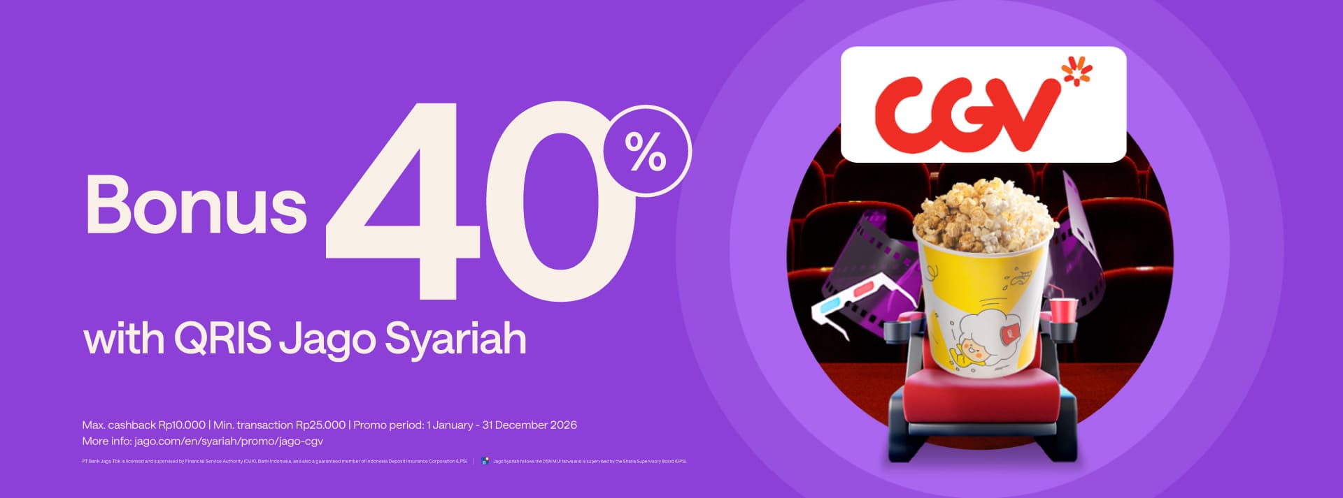 Get 40% Cashback* on Movie Tickets