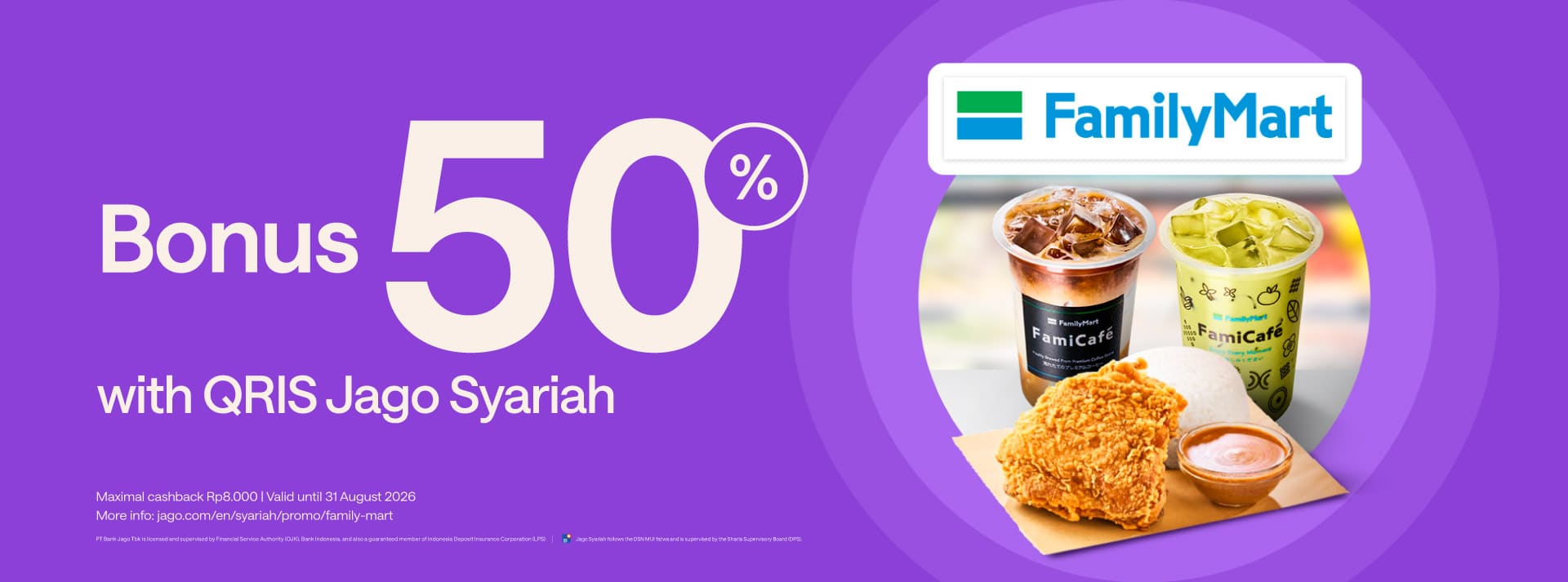 Shop with Jago QRIS, get 50% cashback*