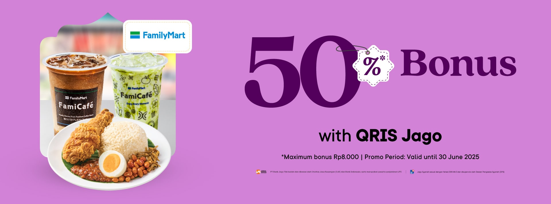 Shop with Jago QRIS, get 50% cashback*