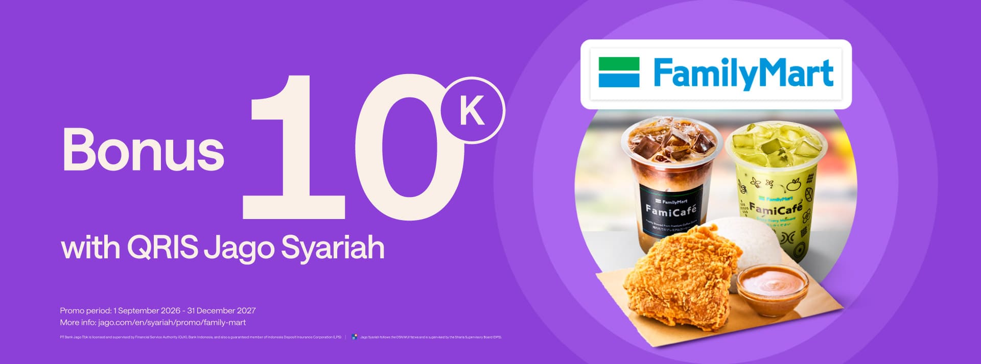 Shop with Jago QRIS, get 50% cashback*