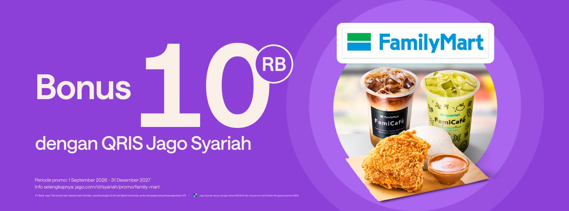 Jajan pakai QRIS Jago dapat cashback 50%*