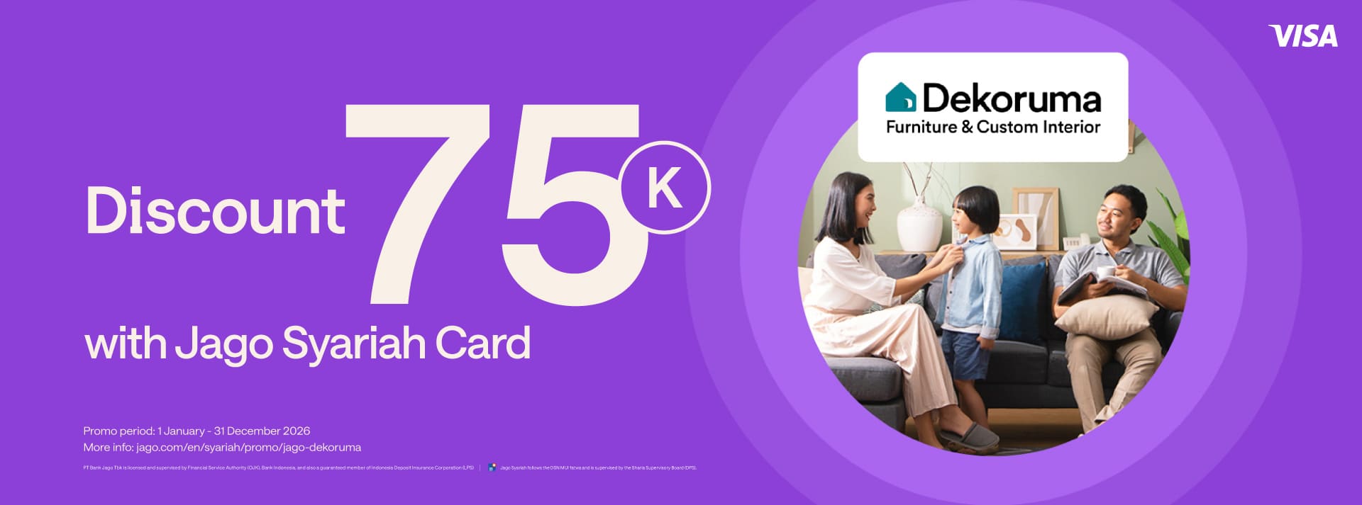Decorate your house with Jago Card (Physical) 75k discount