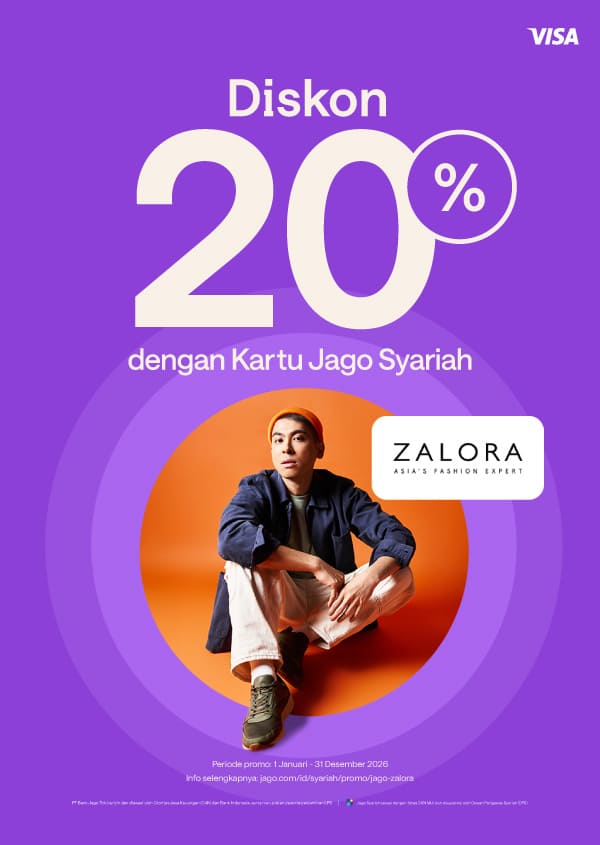 Promo spesial khusus belanja pake Kartu Jago (Fisik) Diskon 20%