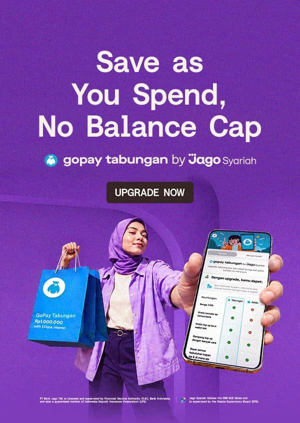 GoPay Tabungan Syariah by Jago dengan Akad Wadiah