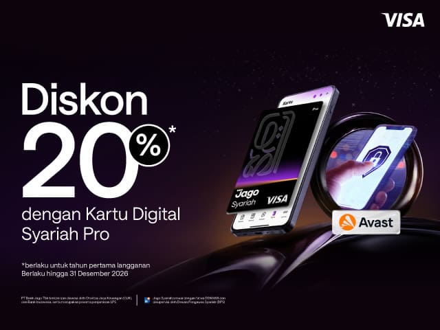 Promo Kartu Digital Pro - Avast