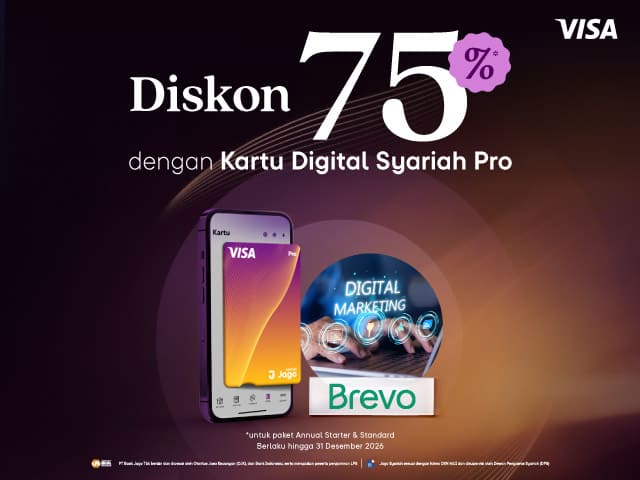 Promo Kartu Digital Pro - Brevo