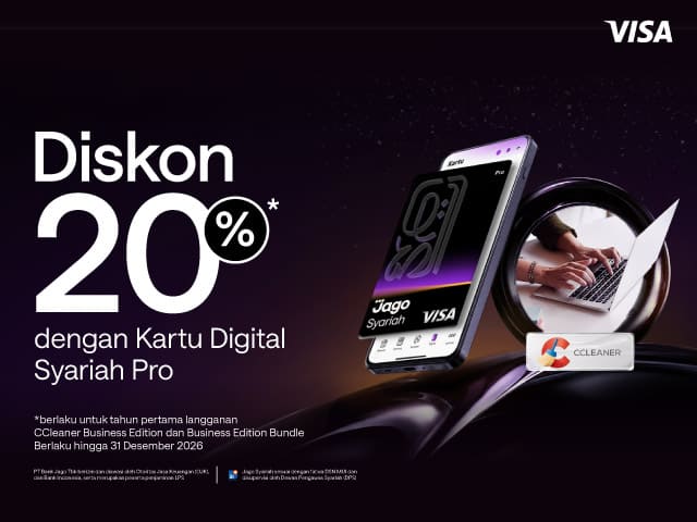Promo Kartu Digital Pro - CCleaner