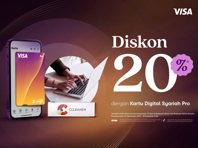 Promo Kartu Digital Pro - CCleaner