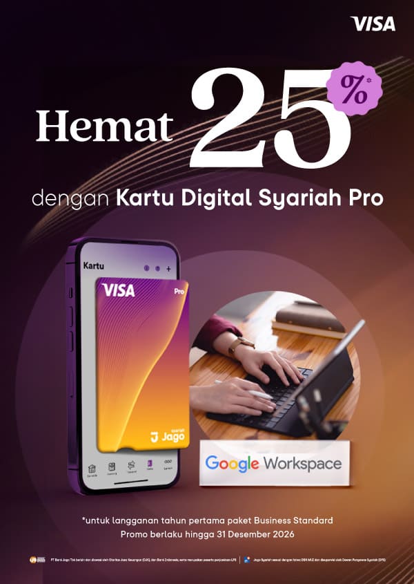 Hemat 25% Business Standard dengan Kartu Digital Pro