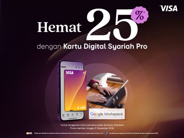 Promo Kartu Digital Pro - Google Workspace
