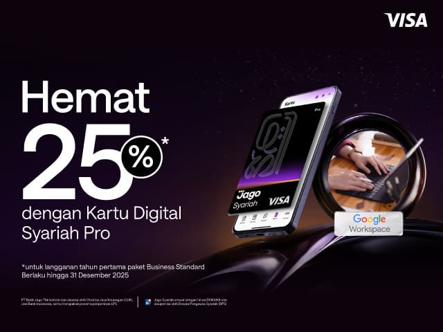 Promo Kartu Digital Pro - Google Workspace
