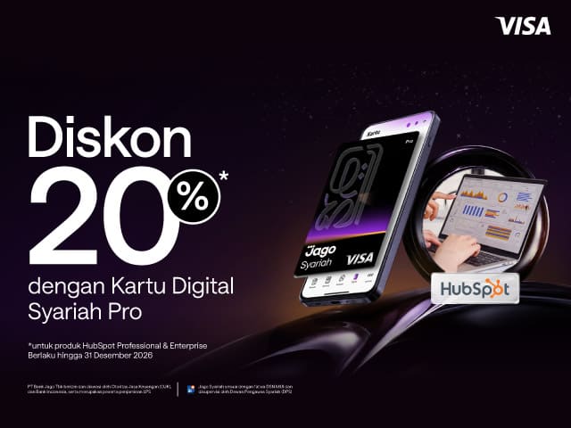 Promo Kartu Digital Pro - HubSpot