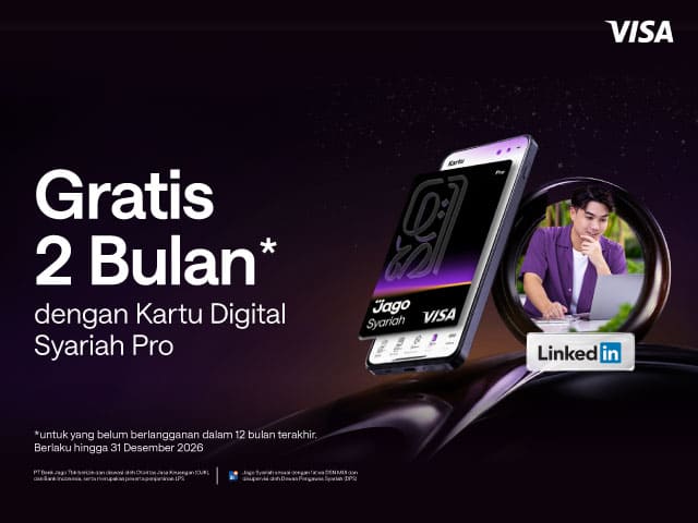 Promo Kartu Digital Pro - LinkedIn
