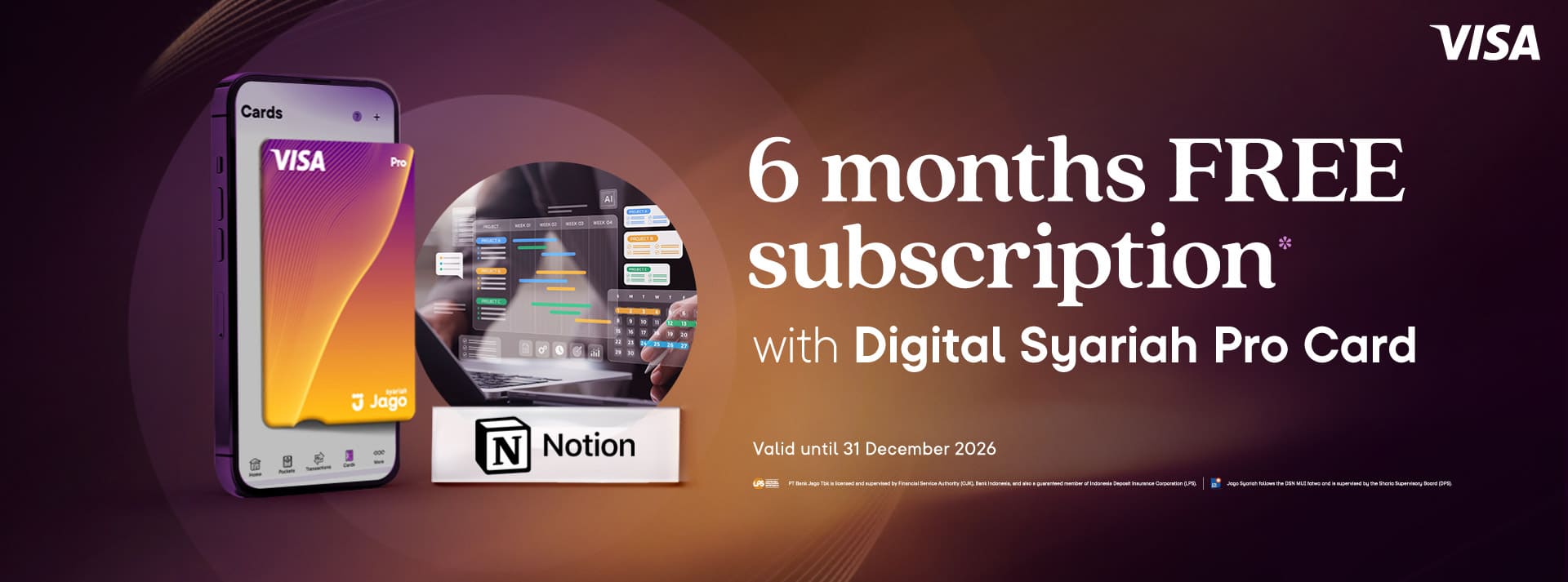 Get 6 Months of Notion Business & AI Free with Jago Digital Pro Card