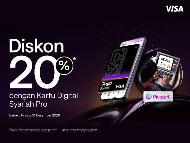 Promo Kartu Digital Pro - Picsart