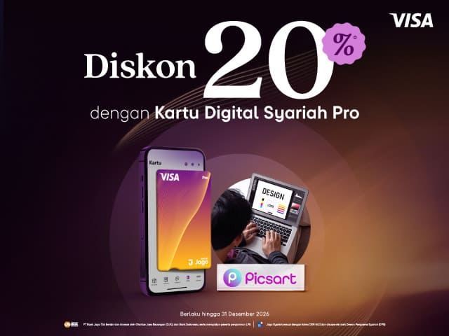Promo Kartu Digital Pro - Picsart