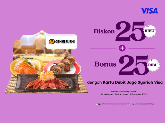 Promo Jago x Genki Sushi
