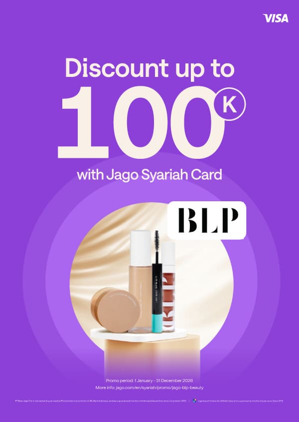 Up to Rp100,000 discount to look more flawless with Jago