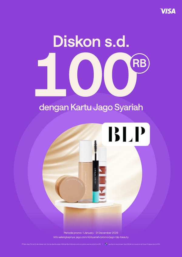 Diskon hingga Rp100.000 untuk tampil lebih flawless pake Jago