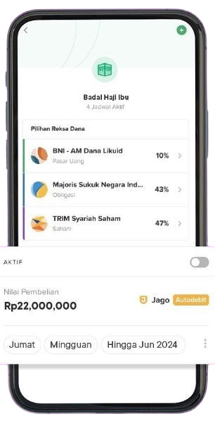 badal haji pakai jago autodebit